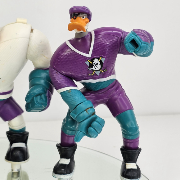 Mighty Ducks Action Figures Set Of 3. Nosedive Grin D.L'Orange - Picture 2 of 16